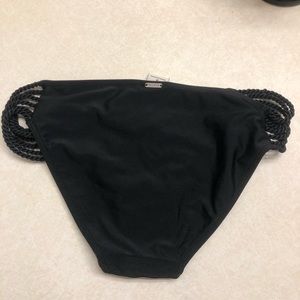 Hollister Black Twist Bikini Bottoms
